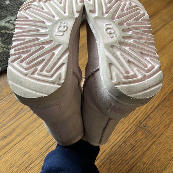Authentic Girls Light Pink Star Confetti Uggs size 13 - Picture 10 of 12